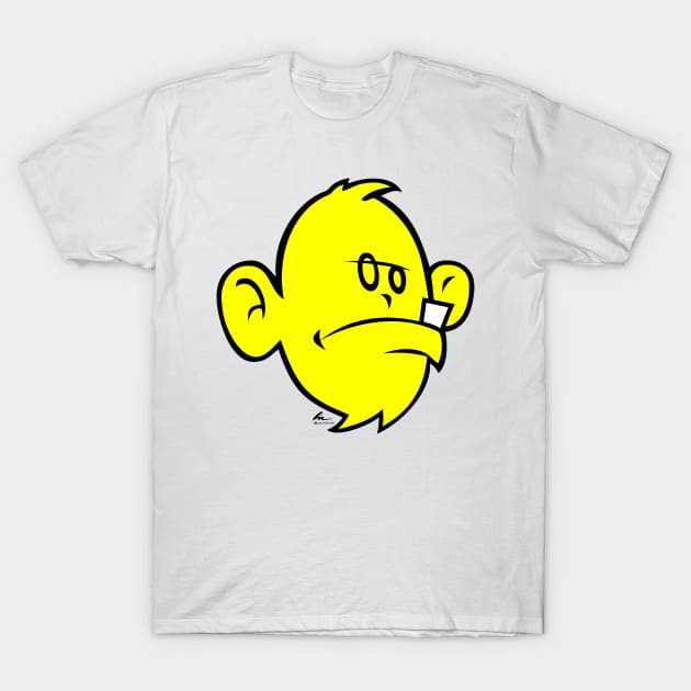 Mad Monkey (lights) T-Shirt by Lin Workman Art